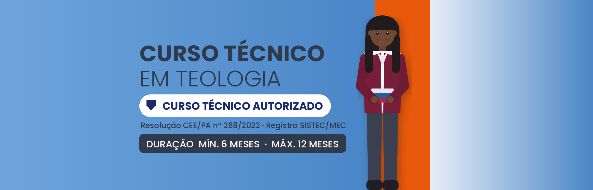 Curso Técnico em Teologia EAD: 1.000h em 6 a 12 Meses