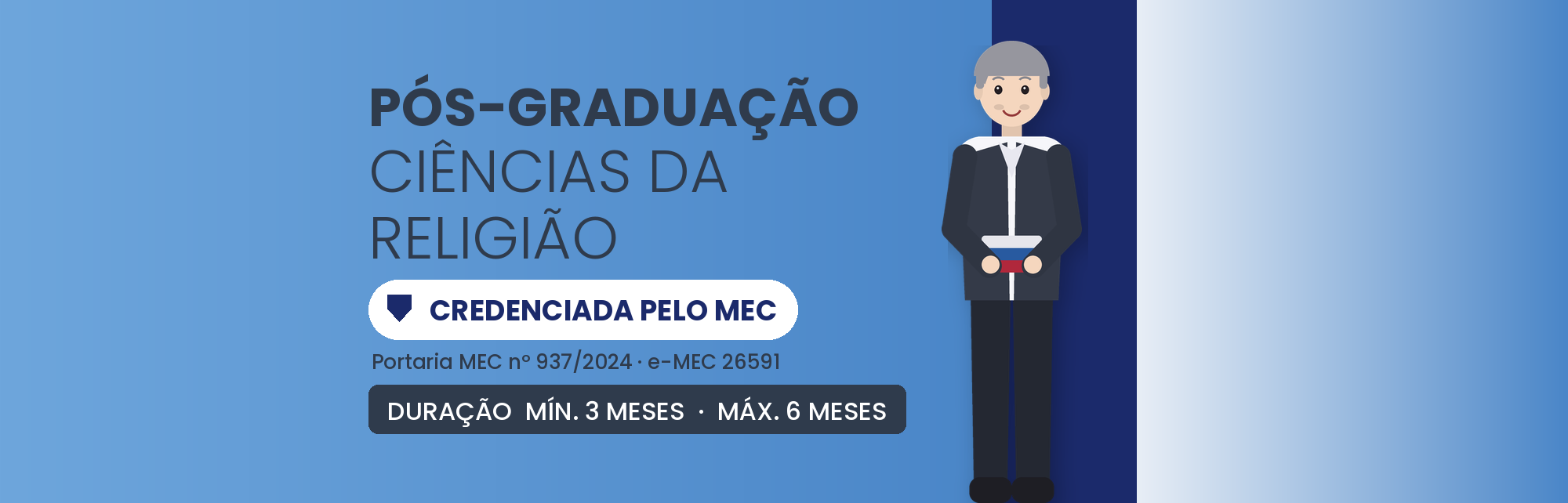 Pós-Graduação em Ciências da Religião: 450h EAD Nacional