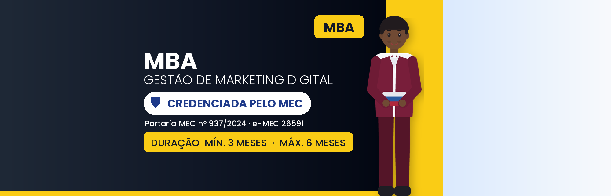 Capa do curso MBA em Gestão de Marketing Digital EAD: Curso de 570h
